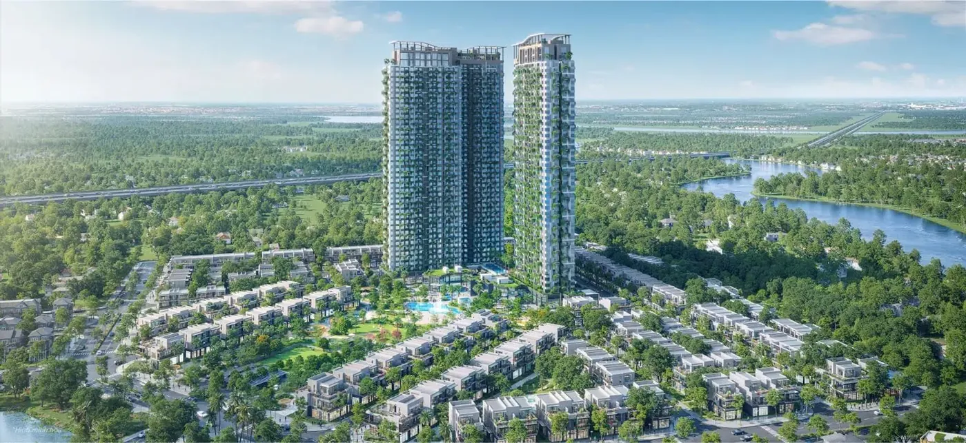 Phối cảnh phân khu Sky Retreat tại Eco Retreat Long An
